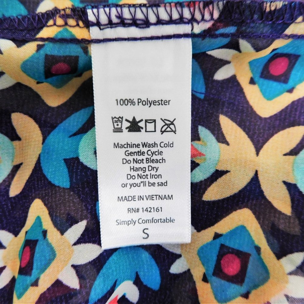 LulaRoe Women Sheer Cardigan Multi S - Picture 6 of 6